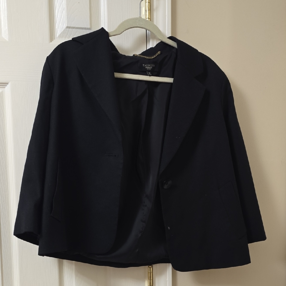 Talbots Women's Classic Black Blazer